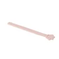 Cute pink silicone toilet lid lifter strap with a decorative cat paw handle for hygiene - Pink