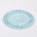 High-quality light blue silicone sunflower drain filter hair catcher for kitchen sink - Light Blue