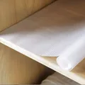 White textured EVA shelf liner, trimmable and anti-slip moisture-proof cabinet mat. - Convex Texture / 45*150cm / White