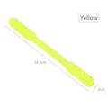 Adjustable yellow silicone mask strap extender ear protector hook 16.5cm length - Yellow