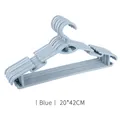 Durable non-slip blue plastic hangers for pants and skirts, adjustable design, 20x42cm size - Hanger / 20*42cm / Blue