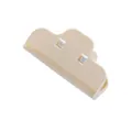 Clip sigillante durevole in plastica beige per la conservazione efficiente degli alimenti - Bianco avorio