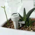 Grey automatic plant watering spike with adjustable flow control valve for indoor pots - Single Piece / Multicolor