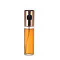 Elegant glass oil sprayer bottle with rose gold pump top for kitchen cooking and BBQ - 100ml / Rose Gold