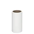 White sticky lint roller refill core with diagonal tear design for pet hair removal - 10cm (50 Sheets)