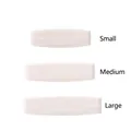 3-piece set of cream manual toothpaste squeezers in small medium and large sizes. - Three-Piece Set / Beige