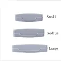 Manual plastic toothpaste and cleanser squeezer 3-piece set in grey color variant - Three-Piece Set / Gray