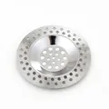 Small round stainless steel sink strainer filter net with multi-hole design for kitchen drainage - HD1053 Perforated Model