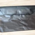 Durable black PVC waterproof mobile phone pouch for swimming and outdoor drifting - Black