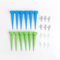 Set of 12 automatic watering spikes in blue and green with adjustable control valves - Set of 12 / Blue/Green