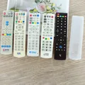 Transparent luminous silicone protective cover for TV and air conditioner remote controls - Style A 19x5.5x2CM