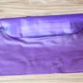Durable purple translucent PVC waterproof waist bag for swimming and drifting - Purple
