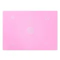 Pink silicone kneading mat with measurement scales for professional baking and pastry - 50x70cm / Pink