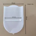 Silicone kneading dough bag for baking, size 21x30cm, weight 65g, translucent white - Small Straight Type