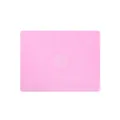 Large pink silicone baking mat with circular and edge measurement markings for dough - 40x50cm / Pink
