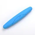 Portable blue travel toothbrush storage case with secure lid and moisture-proof seal - Blue