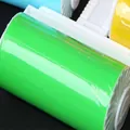 Portable washable sticky lint roller cleaner in bright green color for efficient dusting - Medium Roller With Lid / 10*10*5.5cm / Green