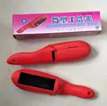 Red portable electrostatic lint roller brush for pet hair removal and clothing dust - Standard Type / Red