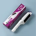 Portable handheld static lint remover brush for clothes and pet hair with storage box - Large Flip Cover Style (A638) / White
