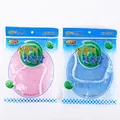 Mesh fan safety covers in pink and blue for child finger protection, 30-40cm size. - Pink
