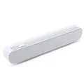 White plastic cling film dispenser with sliding blade for efficient kitchen organization - Cutter Only