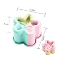 Sternförmige Silikon-Mousse-Form in Dreifarben-Design für das Backen von Kuchen - Stern (A3626) / Dreifarbig