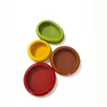 Set di 4 contenitori ermetici colorati per la conservazione di frutta e verdura - Set - Scatola Porta Frutta - OPP