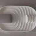 Support de couvercle et repose-cuillère pliable en plastique blanc pour cuisine pratique - Sac OPP / Blanc Nordique
