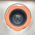 Kreatives blumenförmiges oranges Küchenspülensieb für ein verstopfungsfreies Abflusssystem - Orange