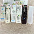 Étui en silicone transparent pour télécommandes TV, protège de la poussière et eau - Style A / 19x5.5x2cm