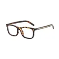 Lunettes de soleil carrées de style rétro classique avec monture en écaille et protection UV - Monture à Motifs