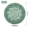 Grüner Silikon-Abflusshaarfänger mit 140 mm Durchmesser für Badezimmer und Duschen - Durchmesser 140mm / Grün