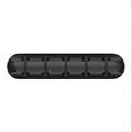 Schwarzer 5-Slot Silikon Schreibtisch Kabelorganisator für Ladekabelmanagement - 5 Löcher / Schwarz
