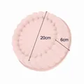 Tappetino per friggitrice in silicone rosa 8 pollici, diametro 20 cm e altezza 6 cm - Taglia Piccola 8 pollici / Rosa