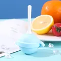 Creative light blue lollipop shaped ice ball mold for home-made treats - L / Blue