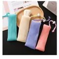 Juego de bolsas de malla gruesa de colores para espuma de jabón con cordones baño - Engrosado / Púrpura