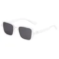 Lunettes de soleil carrées stylées pour enfants avec monture transparente et verres foncés - Monture Transparente Verres Gris