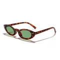 Vintage γυαλιά ηλίου cat-eye με σκελετό ταρταρούγα και πράσινους φακούς, μικρό σκελετό - Ταρταρούγα Πράσινος Φακός