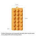 Halloween pumpkin silicone cake mold 18-cavity baking tray 22x11x2cm orange - 683-Pumpkin Expressions 18-Cavity (Orange) / 60g Pack