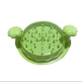 Manual chicken breast shredder tool in light green plastic finish for home meat shredding - Green