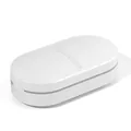 Japanese style minimalist white pill cutter and portable medicine tablet storage box - Pill Cutter (0960) / White