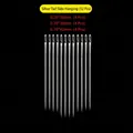 Lot professionnel de 12 aiguilles à enfilage automatique avec bout argenté en trois tailles - Style Enfilage Latéral / 12 Pièces / 12 Pcs Assorties (Enfilage Latéral)