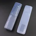 Translucent silicone protective cover for Xiaomi remote control, dustproof and waterproof. - 15*4*1.5cm