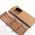 Reusable transparent borosilicate glass straw set with cleaning brush in kraft box - 3 Straws + 1 Cleaning Brush (Kraft Box)