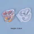 Cursive letter G silicone resin mold for DIY jewelry making, includes 0.8cm height detail - Cursive Letter G (4.6x3.9cm)