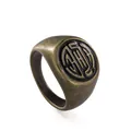 Vintage Bronze Ring aus Titanstahl mit traditionellem chinesischem Design - Langlebigkeit (Antikbronze)