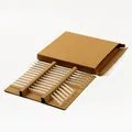 Reusable transparent borosilicate glass straw set with eco-friendly cardboard box. - 12 Straws (6 Bent + 6 Straight) + 4 Cleaning Brushes