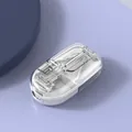 Portable white Japanese style pill cutter and medicine divider storage box with clear lid - Pill Cutter / White