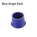 Premium blue food-grade silicone wine bottle stopper for leak-proof wine preservation - Single Piece / Blue
