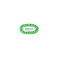 Vibrant green candy-colored stainless steel Cuban link chain with a 190mm length - 19cm / Green